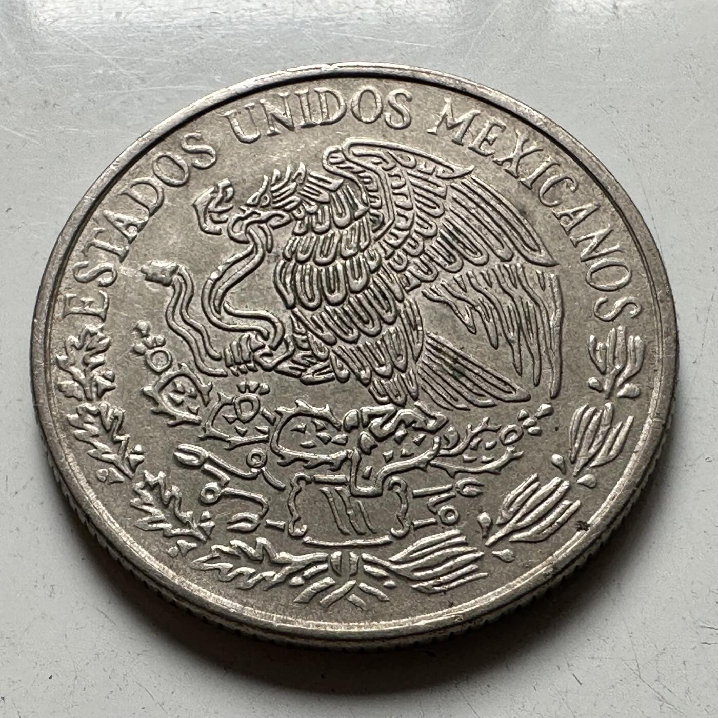 🌹外币初藏🌹🐯2025年第62场  每周二四六晚8️⃣点 接代拍 墨西哥1970年50分 线条鹰