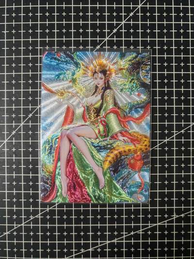 铃鹿第三期（提示一：自制卡难免瑕疵，可能存在撞角爆边等出厂瑕疵，介意慎拍；提示二：参拍请慎重，跑单押金不退的）） - 奇点粗闪西王母