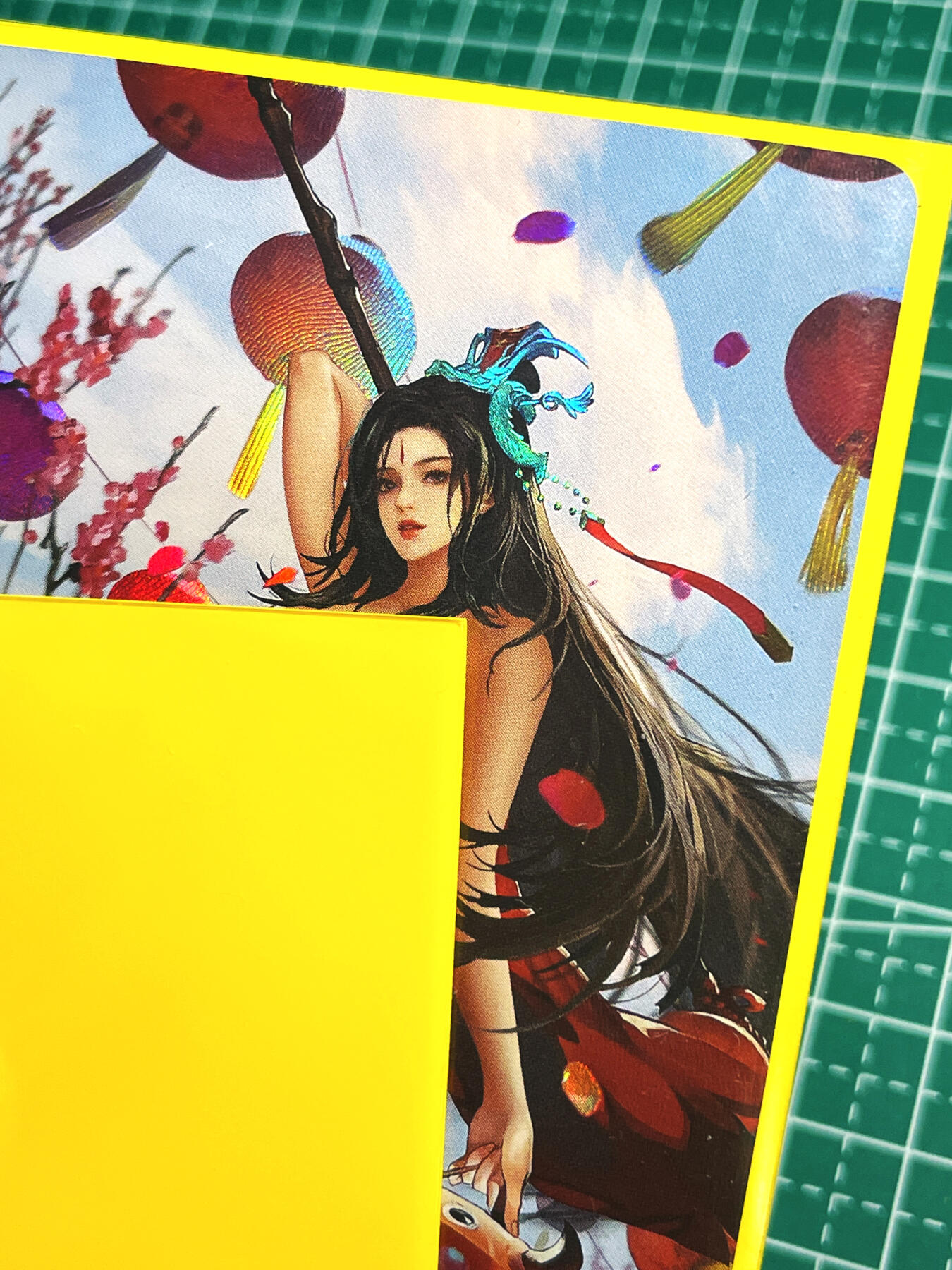 显眼宝18期 美人如玉剑如虹 卡颜月色 X 率土之滨 关银屏 古风卡 皇帝新装 一张 折光彩闪 63*88