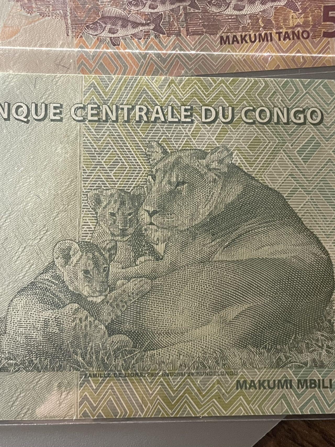 刚果金 4张小全套 UNC