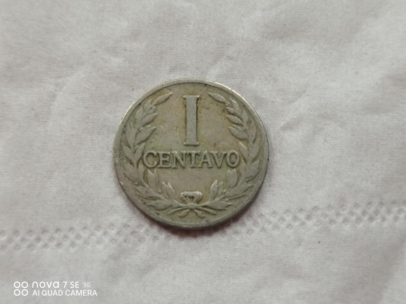 外国硬币 33年哥伦比亚1分