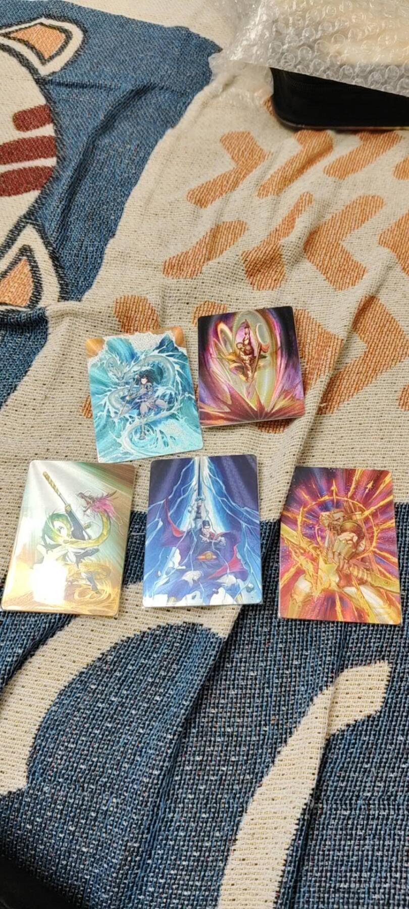 秋原瞳的小店第15期（收各类拍品，私聊拍卖主） 港漫水浒粗闪测试卡5张