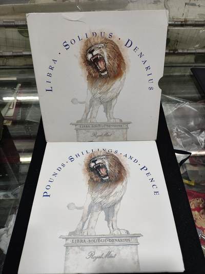 外币收藏 英国旧版旧币制硬币十二进制8枚套，实物拍摄，好品如图，(1965-1967)