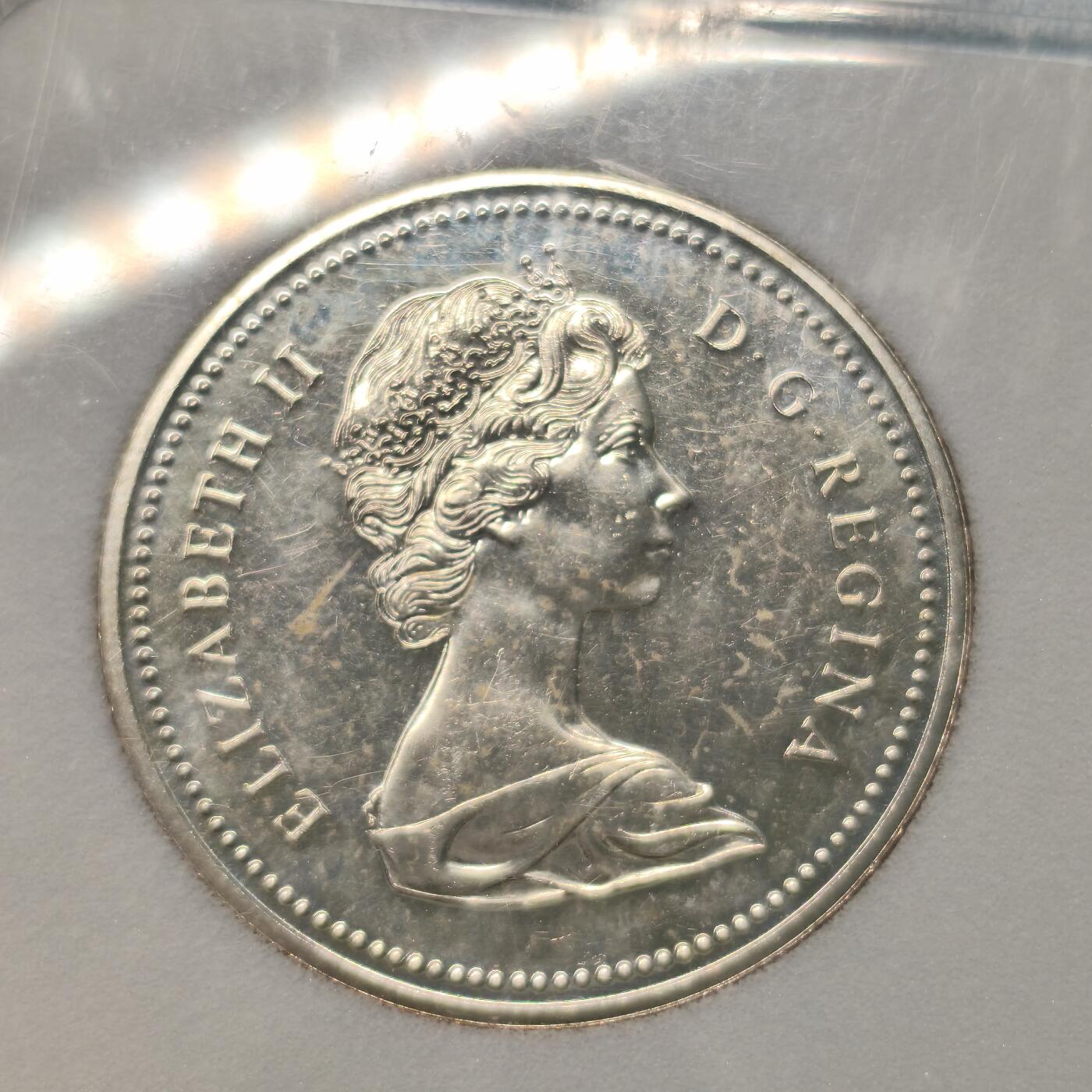 Krab外币市集Vol.12A NNC SP69-PL 加拿大1974年1元银币-温尼伯