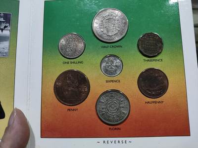 外币收藏 原盒英国1965-1967年硬币套装