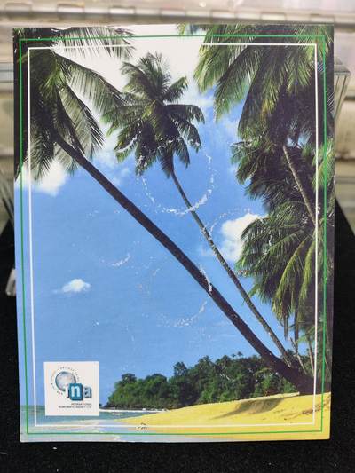 爱陶轩英伦邮币钞章专场 荷属安地列斯2004年 精装欧元样币套币 含2枚双色币，稀少