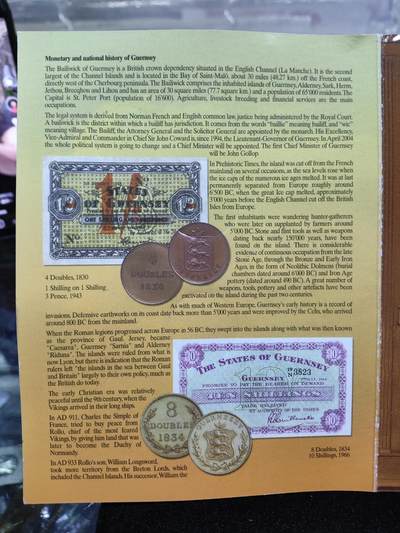 外币收藏 非流通外国硬币，根西岛2004年 精装欧元样币套币 含2枚双色币，稀少。