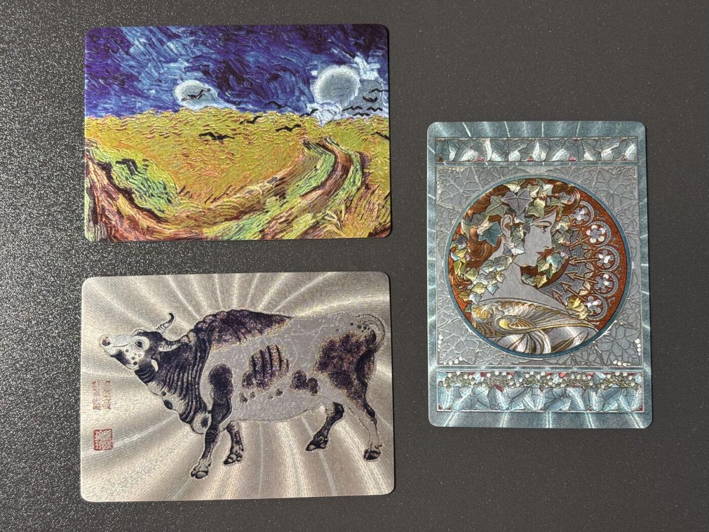 长岛的冒险 小王子精品卡牌拍卖第十一场  那么有名 名画粗闪3张