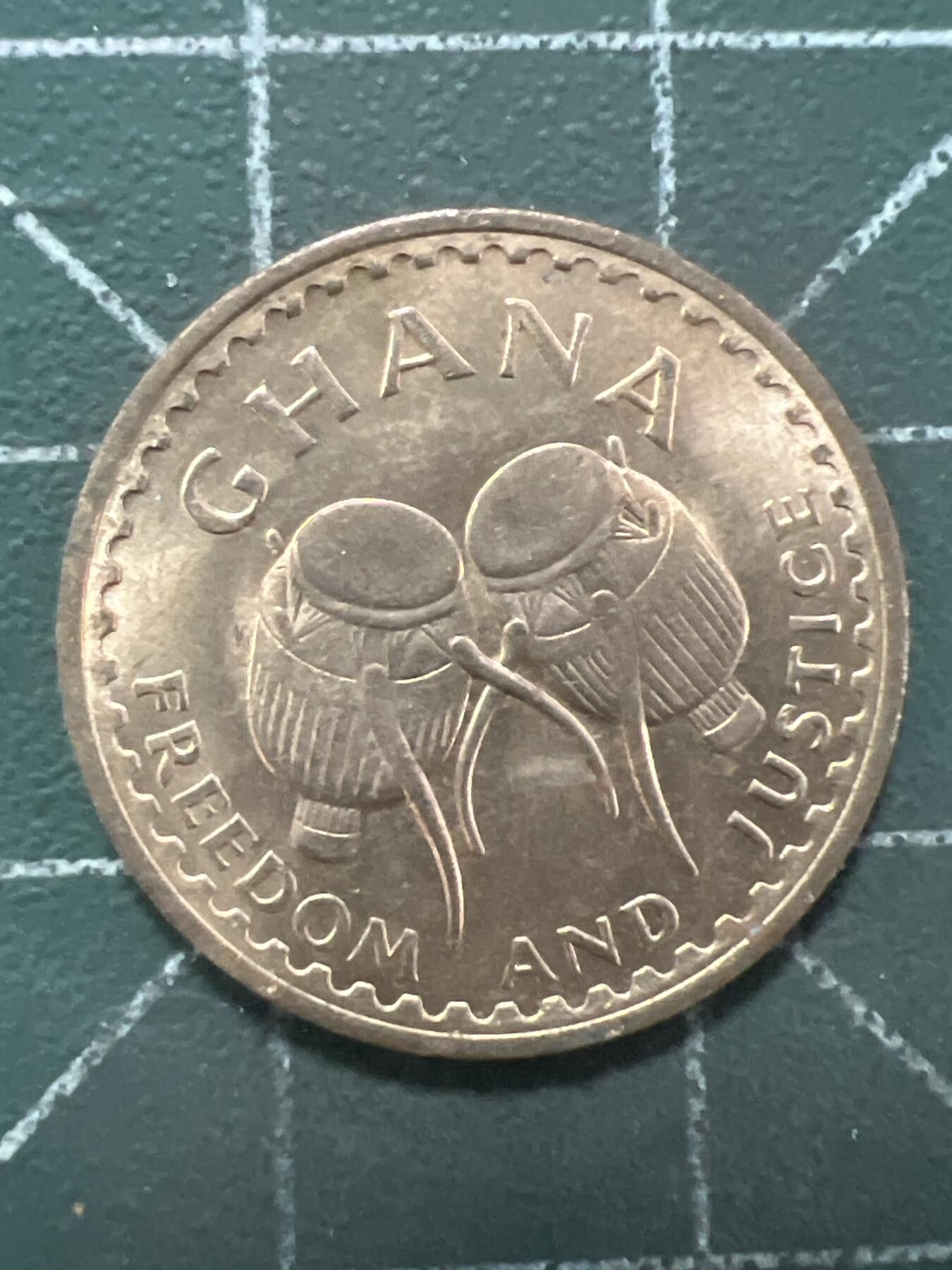 第922期  硬币专场 （无押金，捡漏，全场50包邮，偏远地区除外，接收代拍业务，本店十天发一次货） 加纳   1967年