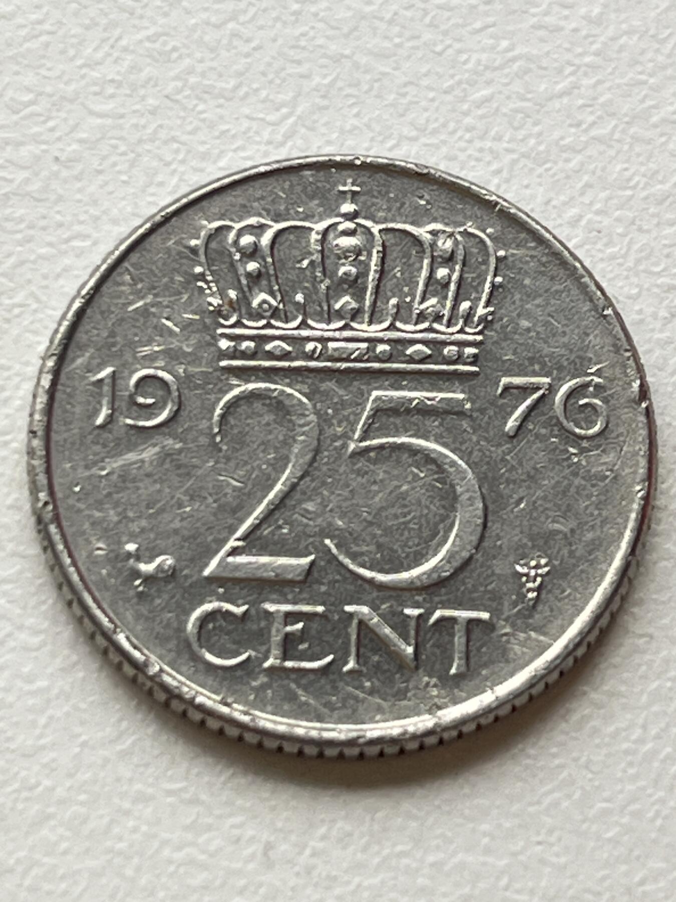 神仙姐姐-中外币专场3 1976年 荷兰25分