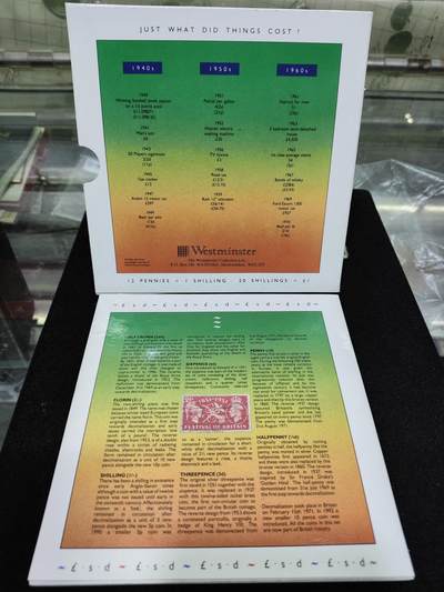 外币收藏 原盒英国1965-1967年硬币套装