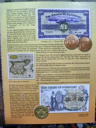 外币收藏 非流通外国硬币，根西岛2004年 精装欧元样币套币 含2枚双色币，稀少。