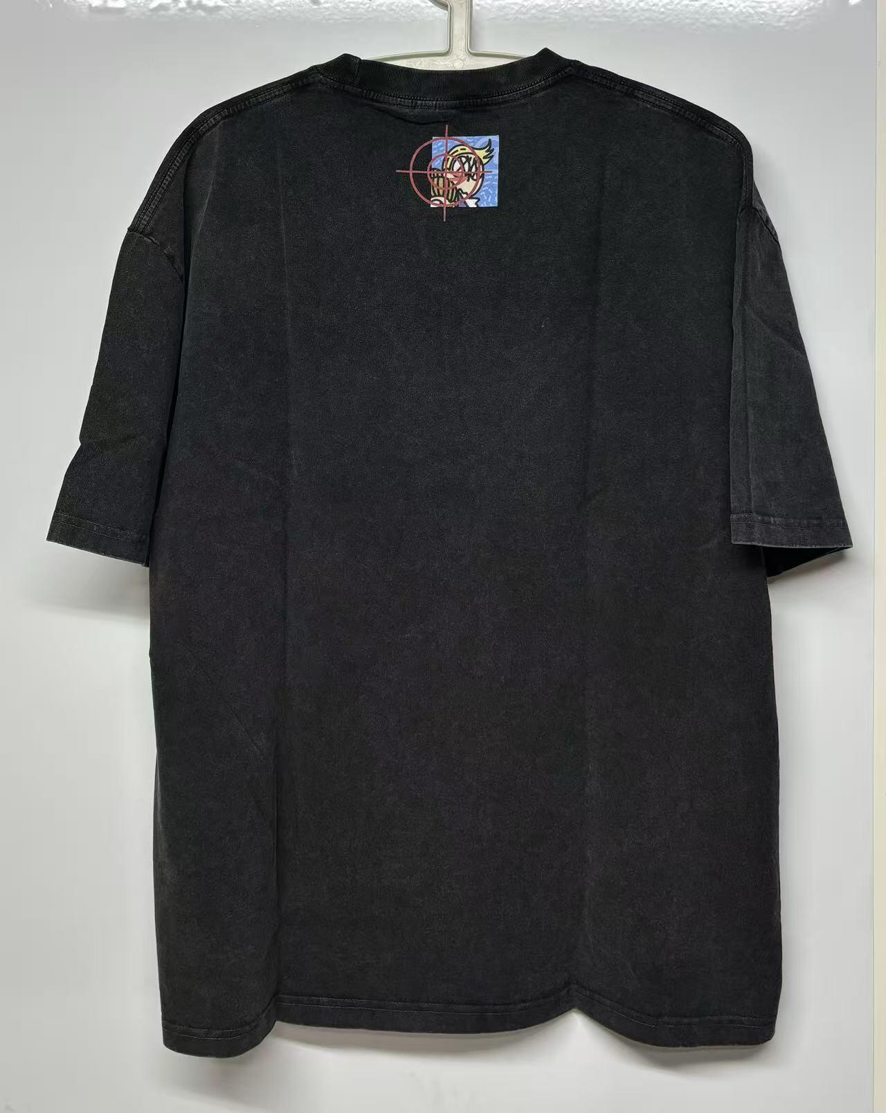 零元拍：艺术家 WAIWAI  OWSON 品牌260克水洗重磅潮流Oversize T恤L码拍品为L码，颜色以实物为准