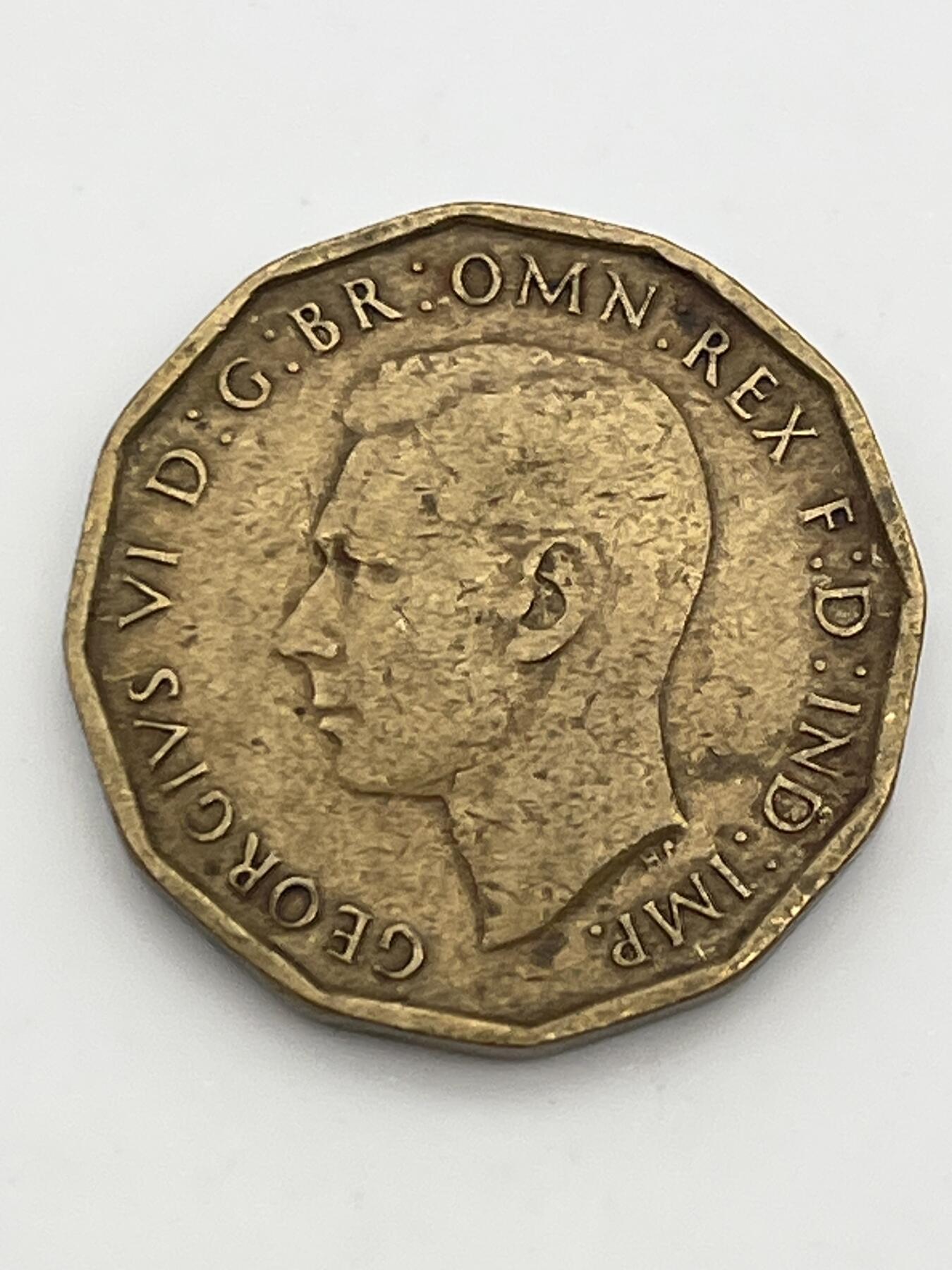 神仙姐姐-中外币专场3 1944年 英国3便士
