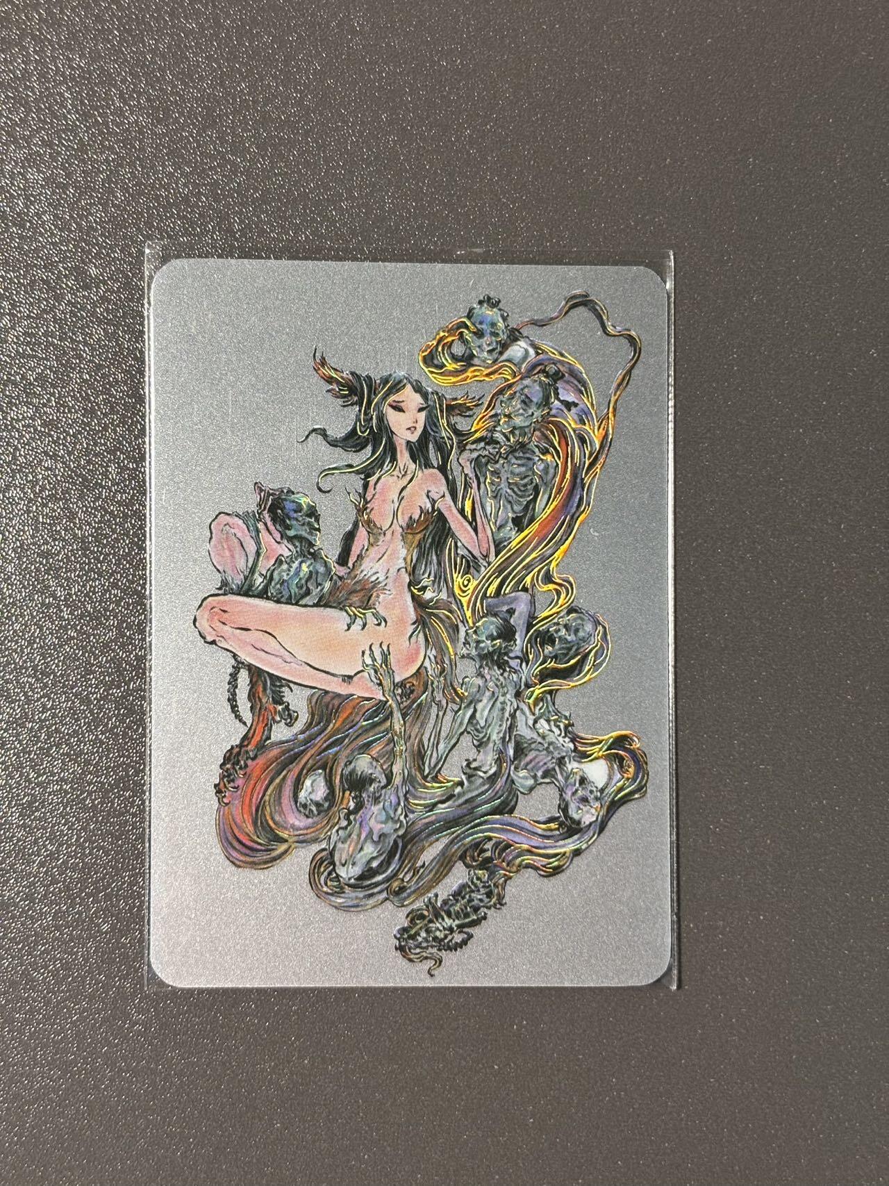 长岛的冒险 小王子精品卡牌拍卖第十一场  启读 ips卡展盲包1g冷烫银卡 沈鑫 九尾狐 编号052/100