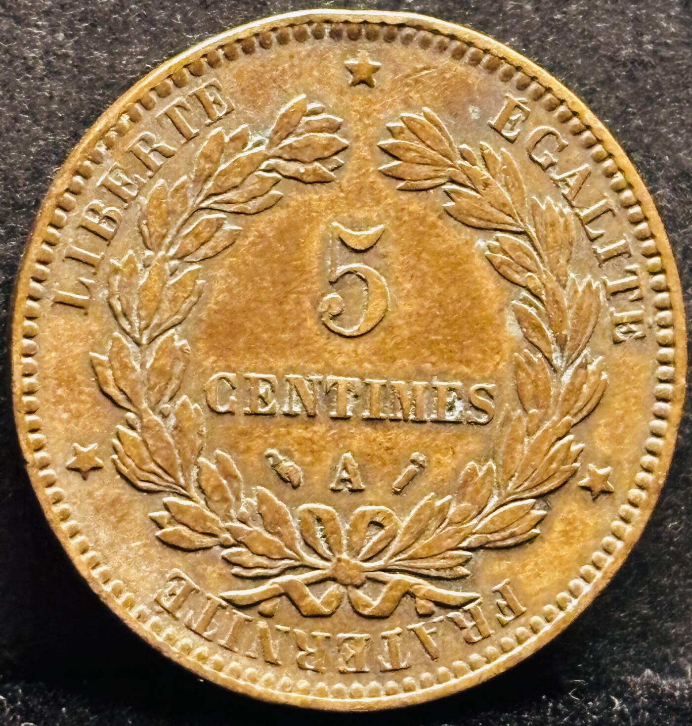 文馨钱币收藏第 253 场，优选品质老铜币，银币，英系，德系福利场！因寄存货太多，本场拍品不寄存，不满包邮请付邮费，之前有存单的可以凑包邮，默认邮费到付的，一律发顺丰到付，能接受的再出价拍，接受不了五元邮费的请高抬贵手勿拍，不要后台私信商议寄存问题，谢谢合作 稀少极美品 1892 年法兰西第三共和国谷物女神 5 分大铜币 A 版
