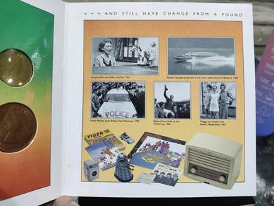 外币收藏 原盒英国1965-1967年硬币套装