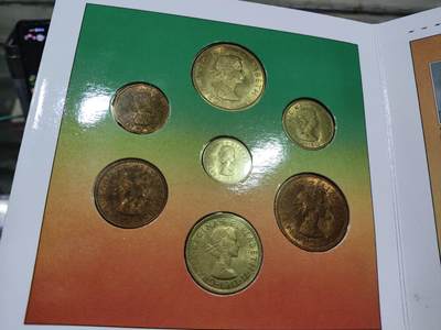 外币收藏 原盒英国1965-1967年硬币套装