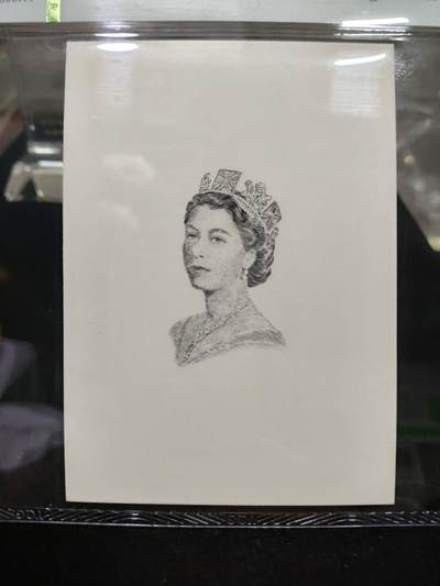 爱陶轩英伦邮币钞章专场 TQG评级，英属马来亚 英殖民时代 女王像雕刻版