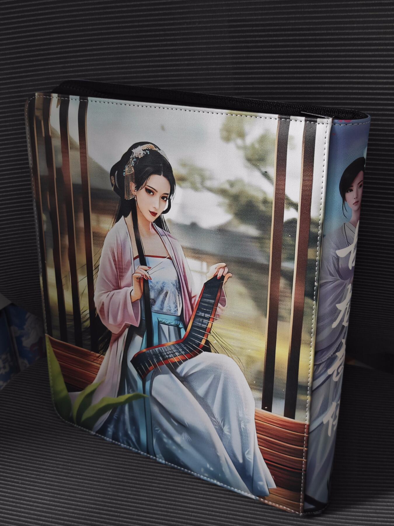 玩卡战线超级大甩拍第36期（超级多亲签！！）请寄存过多的卡友准许发货哇！ 卡册-古龙武侠高端定制版九宫卡册，D环，高端拼接款，质量极好