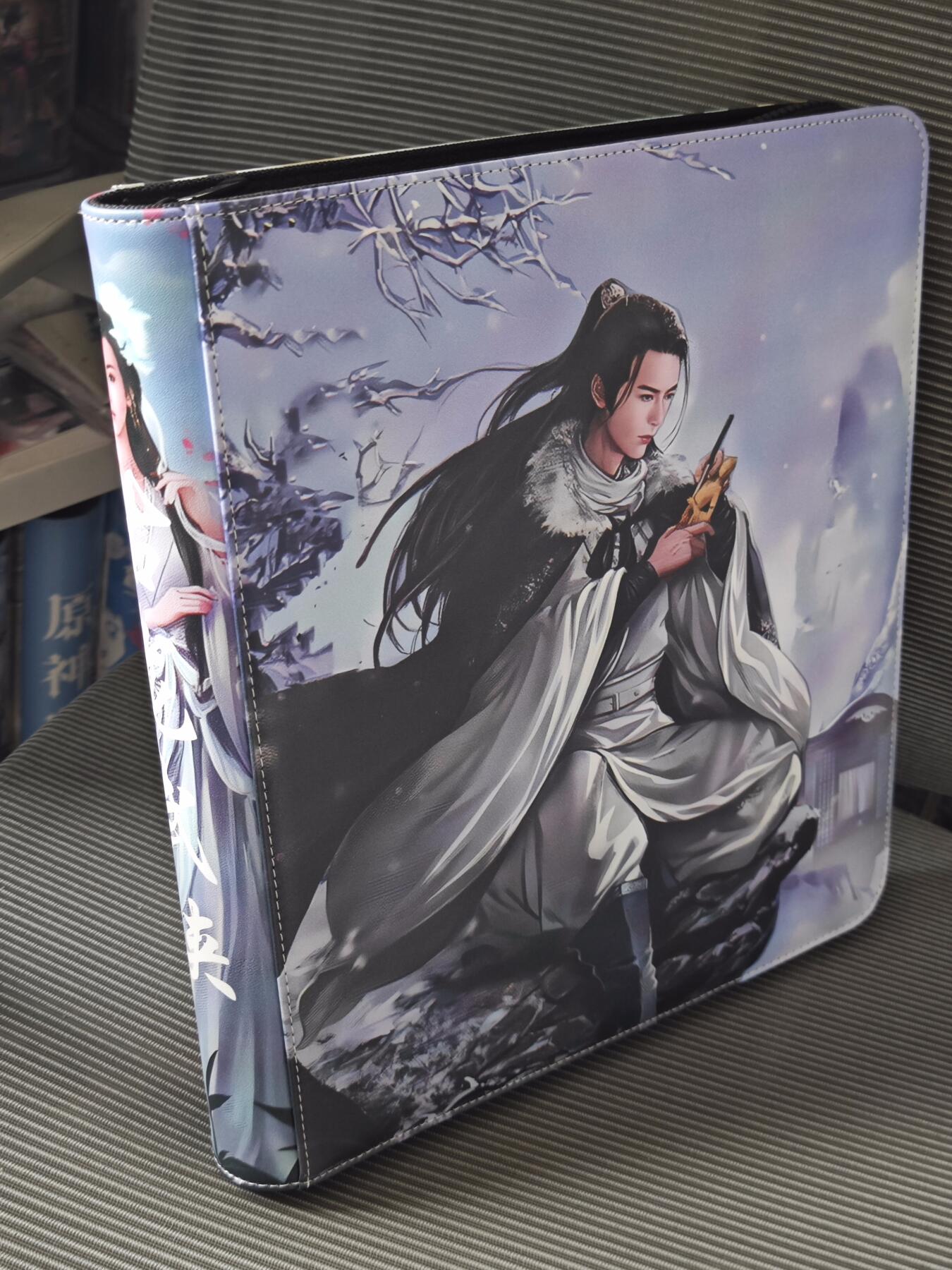 玩卡战线超级大甩拍第36期（超级多亲签！！）请寄存过多的卡友准许发货哇！ 卡册-古龙武侠高端定制版九宫卡册，D环，高端拼接款，质量极好
