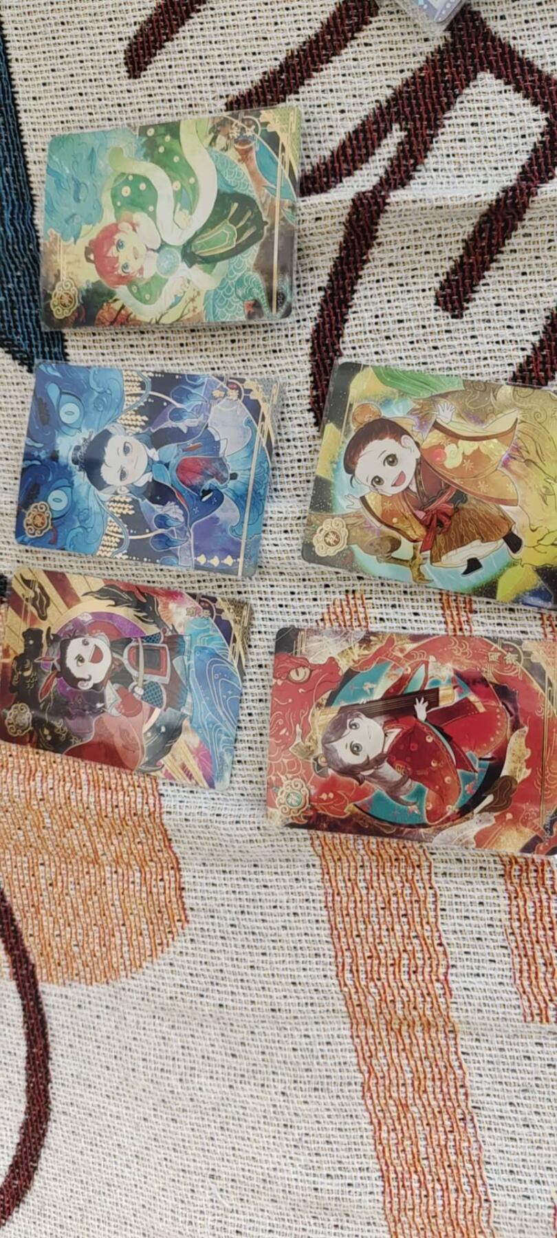 秋原瞳的小店第15期（收各类拍品，私聊拍卖主） 卡游三国龙年礼盒5宝一套齐