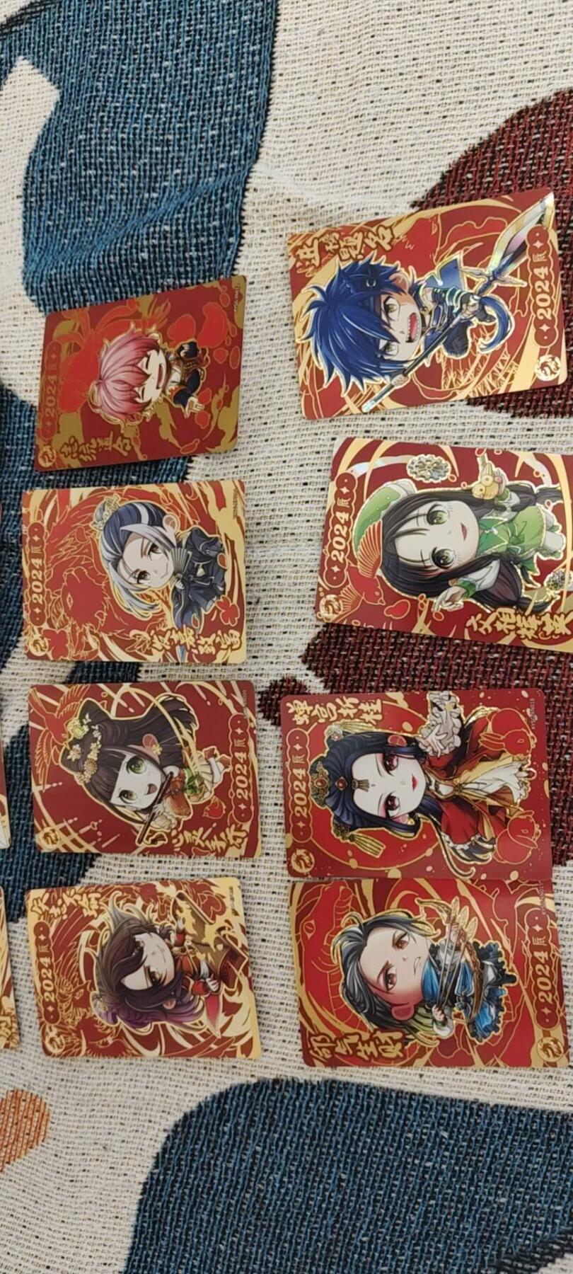 秋原瞳的小店第15期（收各类拍品，私聊拍卖主） 卡游三国龙年礼盒q宝大全套16张一套齐