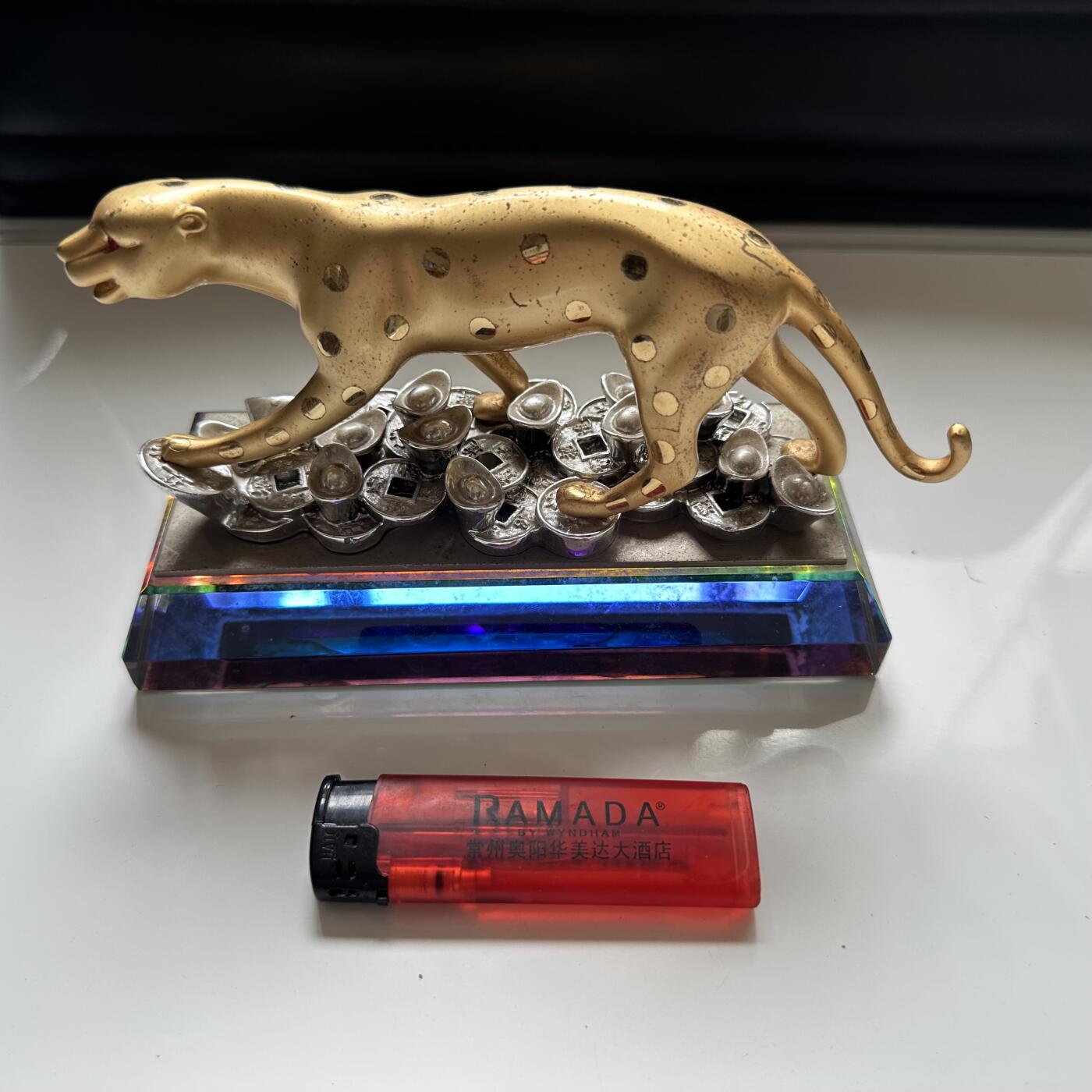 🌹外币初藏🌹🐯2025年第63场  每周二四六晚8️⃣点 接代拍 金钱豹桌面摆件