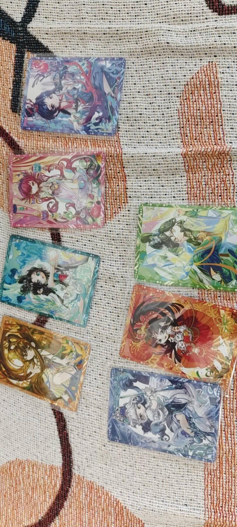 秋原瞳的小店第15期（收各类拍品，私聊拍卖主） 卡游三国7宝礼盒q宝一套齐原膜