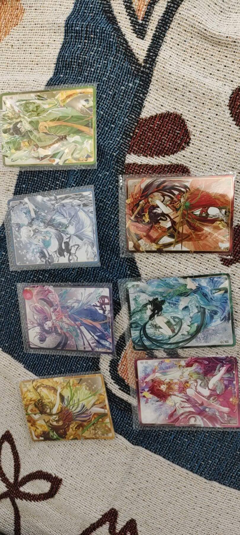 秋原瞳的小店第15期（收各类拍品，私聊拍卖主） 卡游三国7宝礼盒原膜7宝一套齐