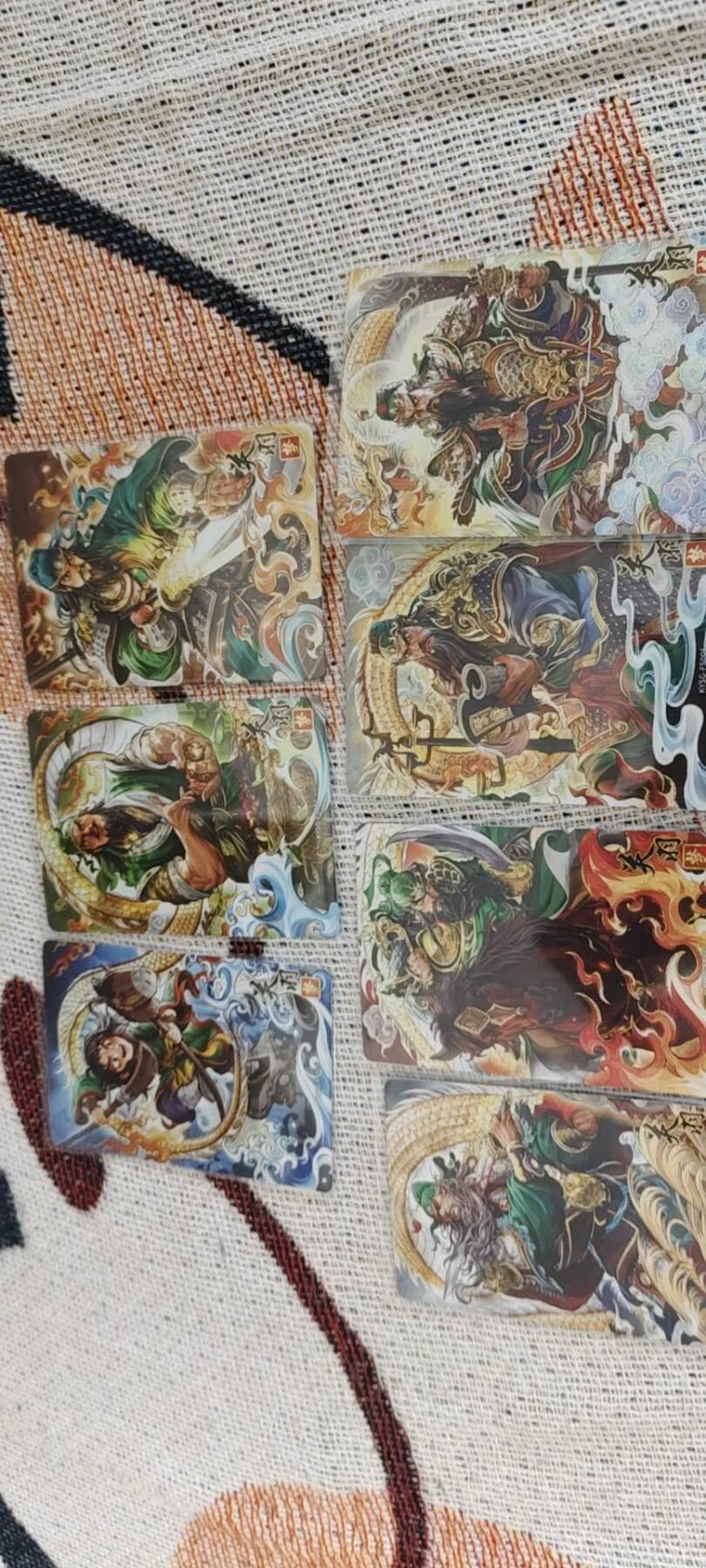 秋原瞳的小店第15期（收各类拍品，私聊拍卖主） 卡游三国浮生如梦关羽一套7张齐