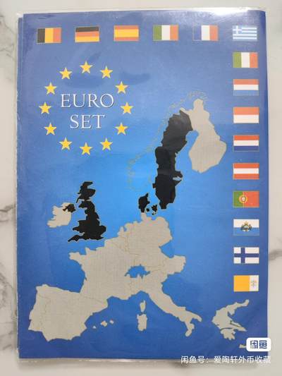 外币收藏 芬兰首年纪念套币 卡册纪念币 一套8币全