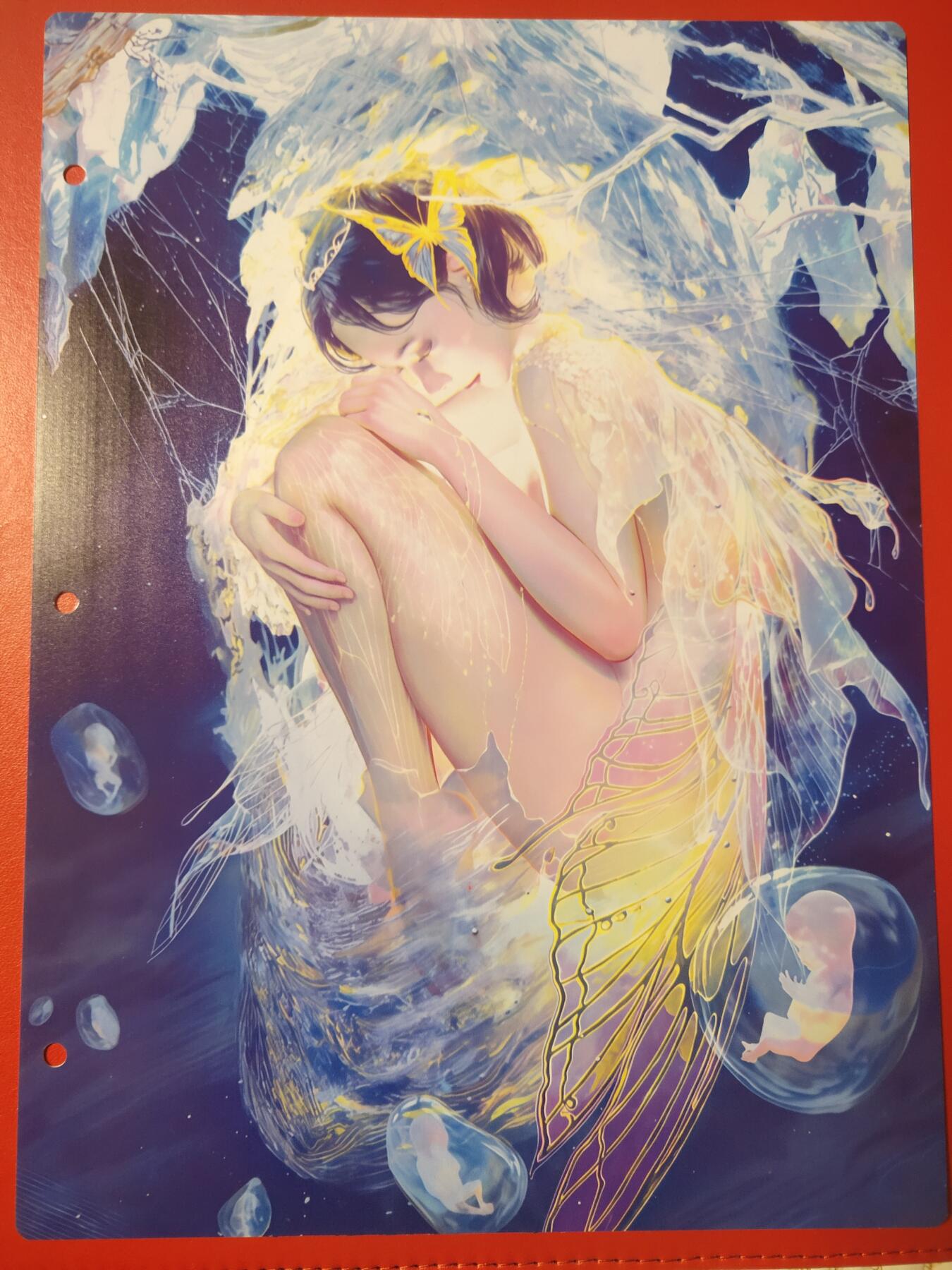 清风卡拍第七期(燎原卡牌为主) 妖姬传九宫卡册挡板一张(腰玉奴)