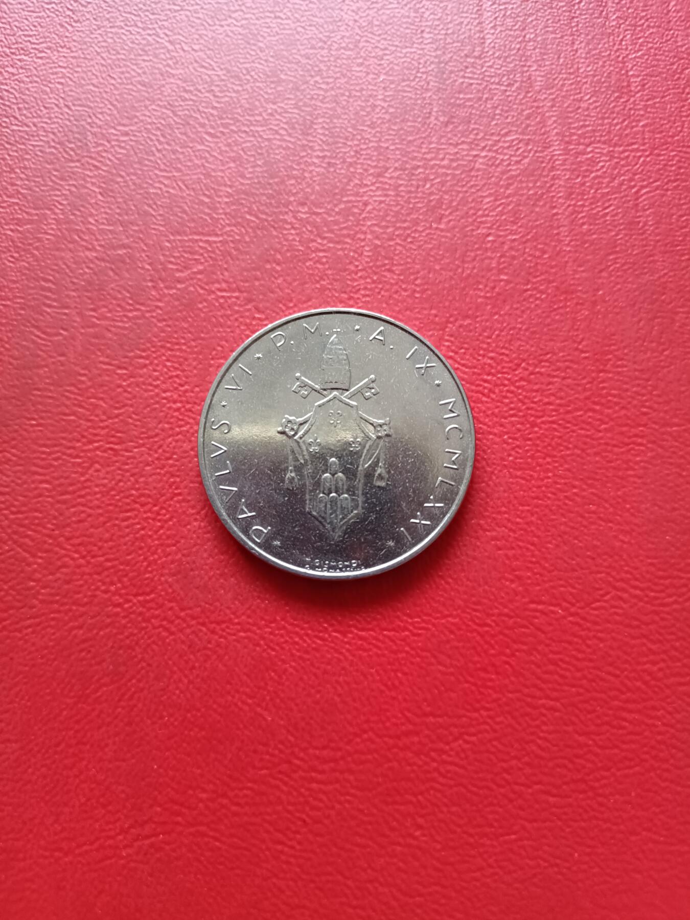 【云涧收藏】第三十六场 梵帝冈1971年100里拉，UNC