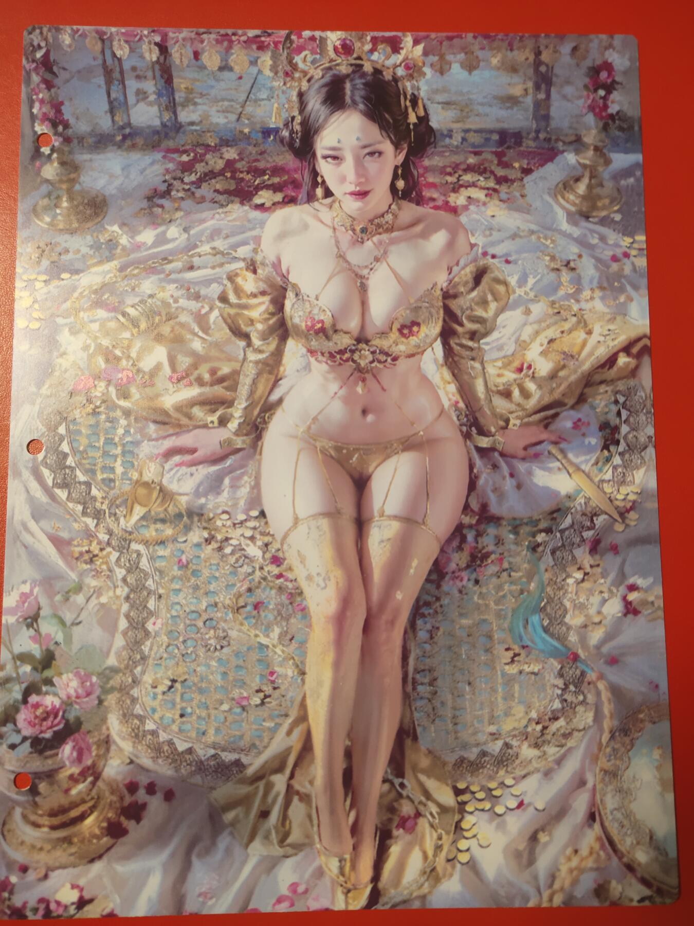 清风卡拍第七期(燎原卡牌为主) 妖姬传九宫卡册挡板一张(铁扇公主)