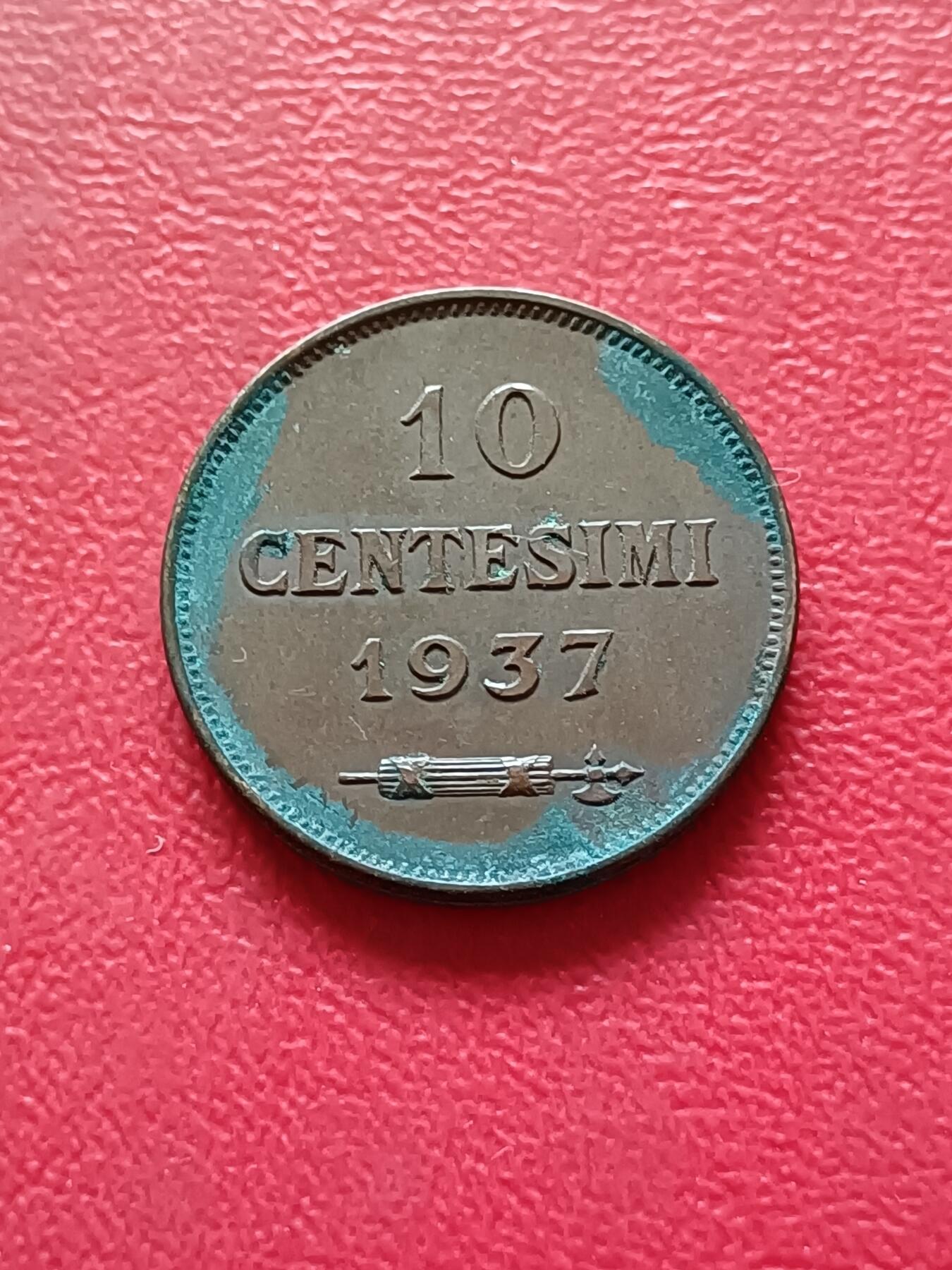 【云涧收藏】第三十六场 圣马力诺1937年10分