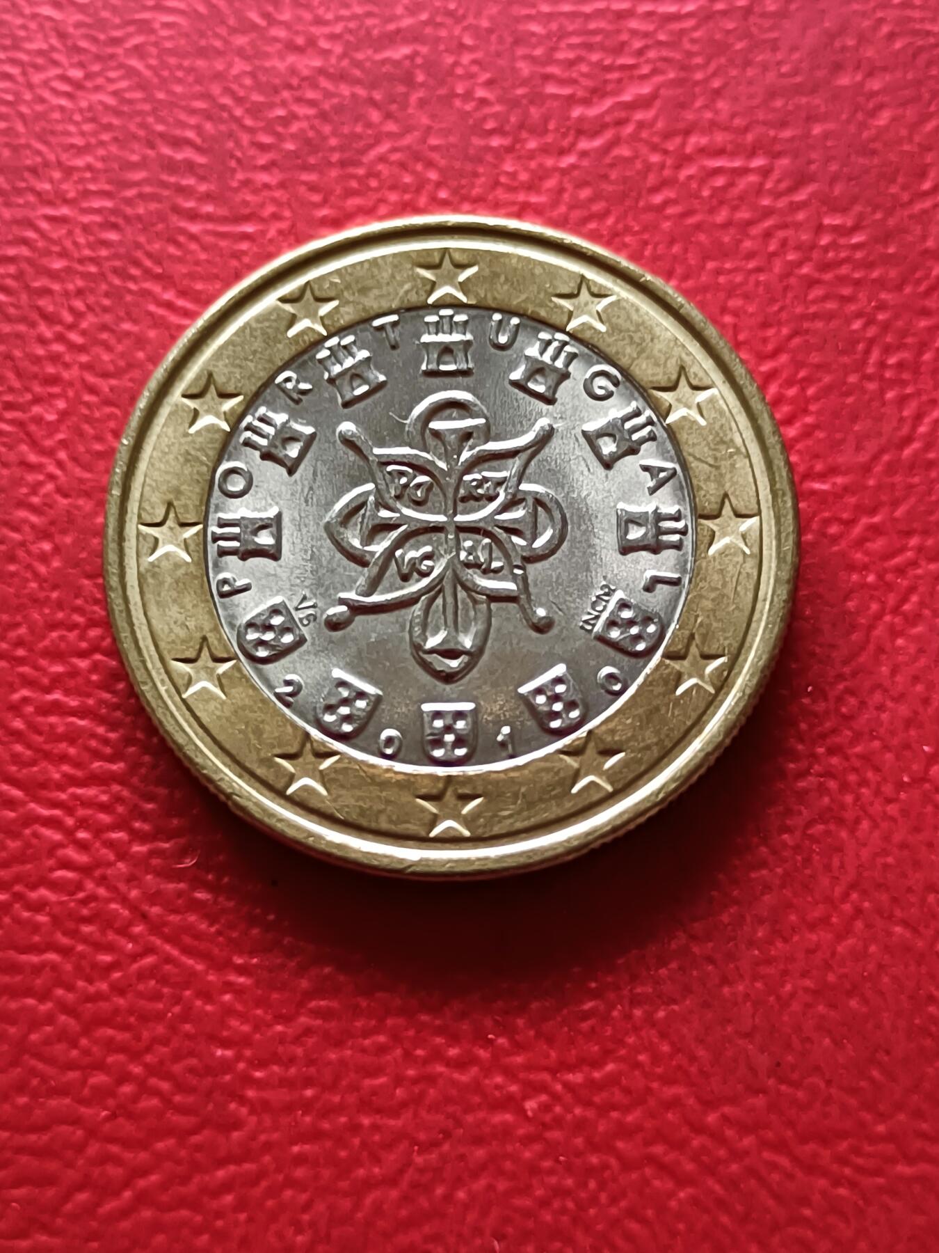 【云涧收藏】第三十六场 葡萄牙2010年1殴元，UNC