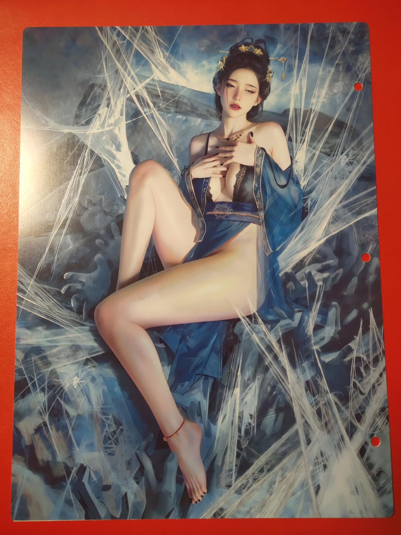 清风卡拍第七期(燎原卡牌为主) 妖姬传九宫卡册挡板一张(蜘蛛精)