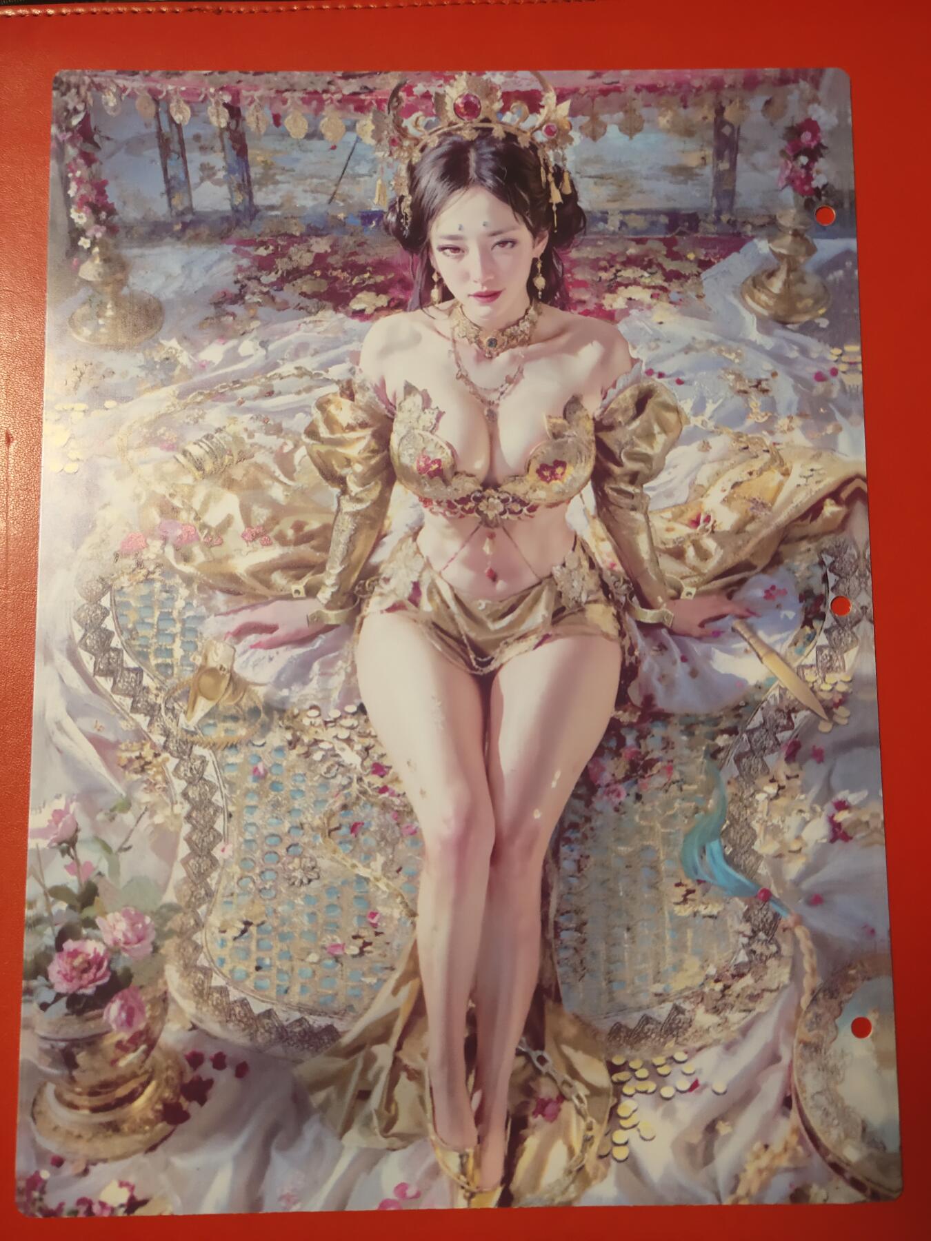清风卡拍第七期(燎原卡牌为主) 妖姬传九宫卡册挡板一张(铁扇公主)