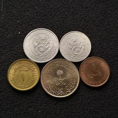 【全场包邮】纯粹捡漏拍435场-持续更新中 - 亚非阿拉伯国家各年份散币5枚一组