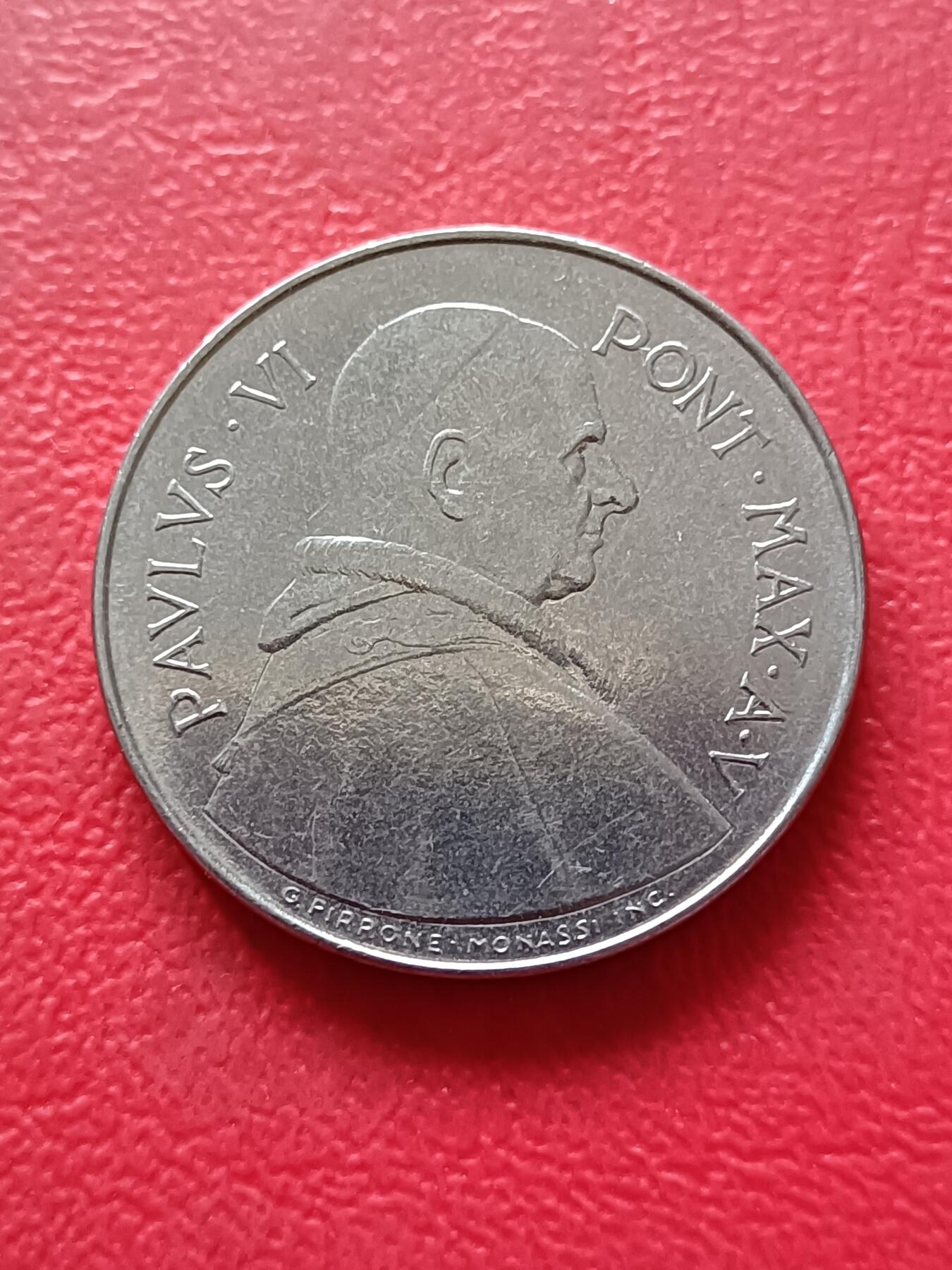 【云涧收藏】第三十六场 梵帝冈1967年50里拉，UNC