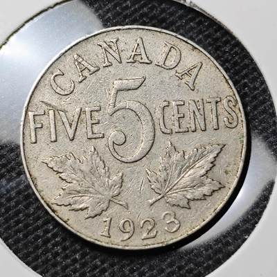 KK钱币收藏小铺 第297期   周末发货 - 1923 加拿大5分