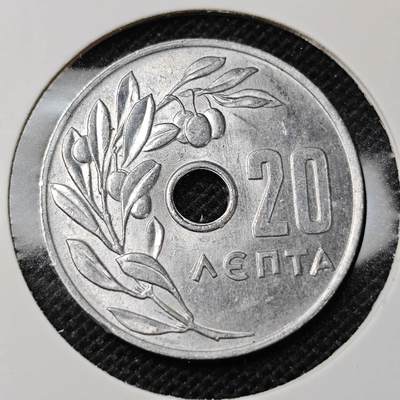KK钱币收藏小铺 第297期   周末发货 -  1969希腊20雷普塔