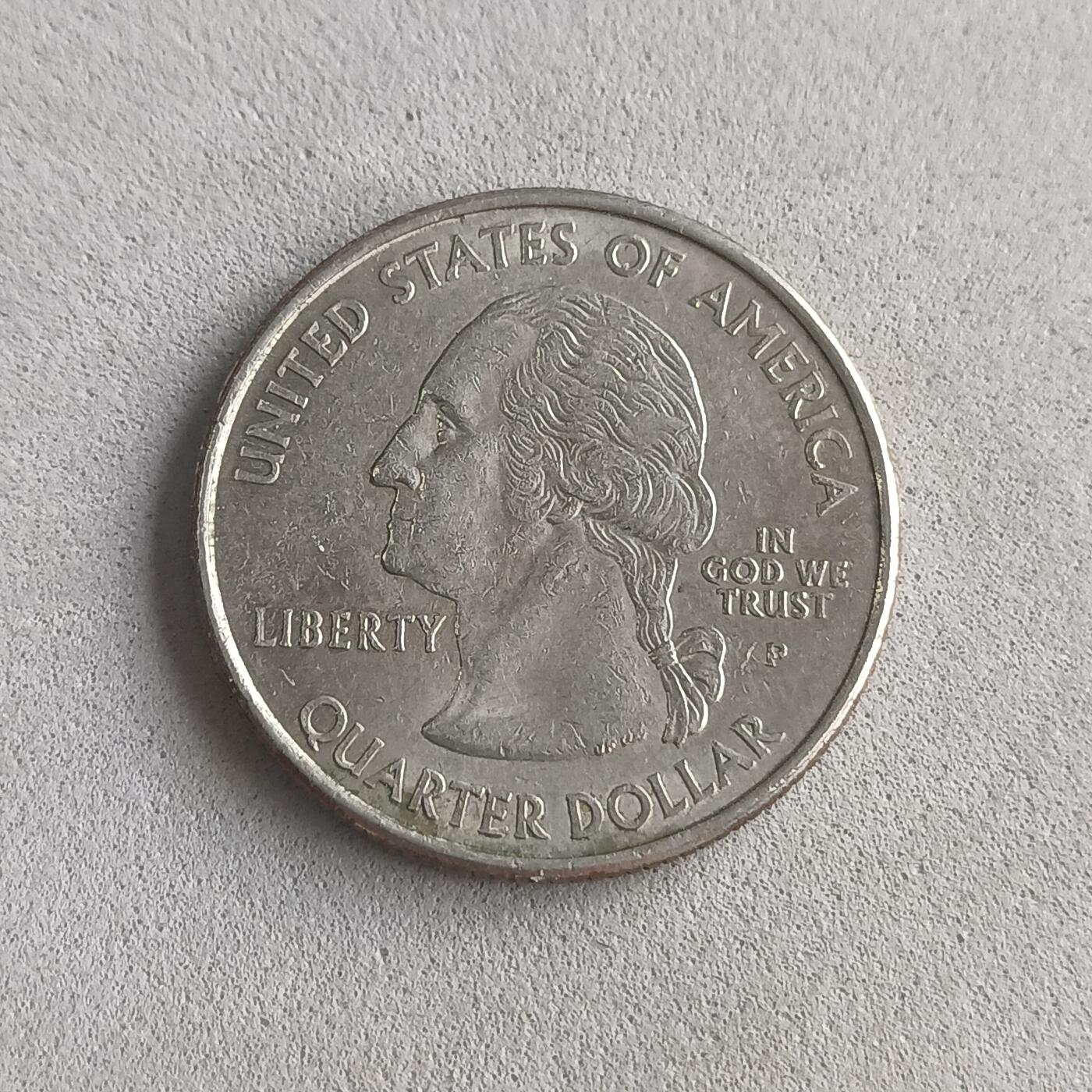 美国-25美分2000年新罕布什尔州纪念币- 【游宝拍卖】 - 【游宝拍卖】 - 麦稀奇