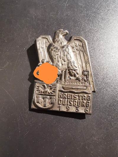 老王徽章第128期 - 德三1936杜伊斯堡市区议会证章