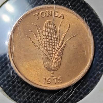 KK钱币收藏小铺 第297期   周末发货 -  1975汤加1分   