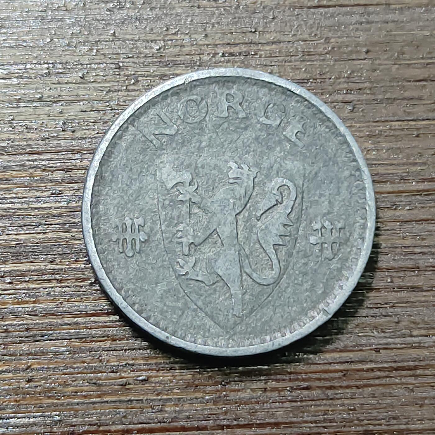 【铜匠收藏】★第117场★散币场，无佣金，30包邮。不满30元，支付5元运费。《接受代拍 代送NGC评级》 挪威 10欧尔 锌币