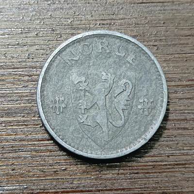 【铜匠收藏】★第117场★散币场，无佣金，30包邮。不满30元，支付5元运费。《接受代拍 代送NGC评级》 - 挪威 10欧尔 锌币