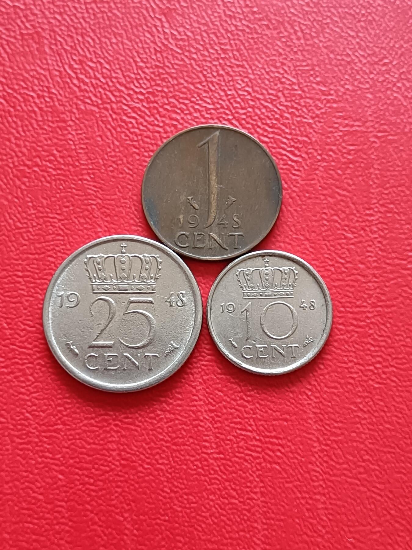 【云涧收藏】第三十六场 荷兰1948年3枚