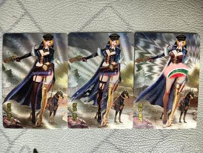 花开卡拍第26期（品控勿拍!!!收拍品，不寄存，运费5元，自制卡难免瑕疵，可能存在轻微撞角爆边等出厂瑕疵，品控介意勿拍！） - 砖家 军魁师长天罚 三渐变 粗闪3张